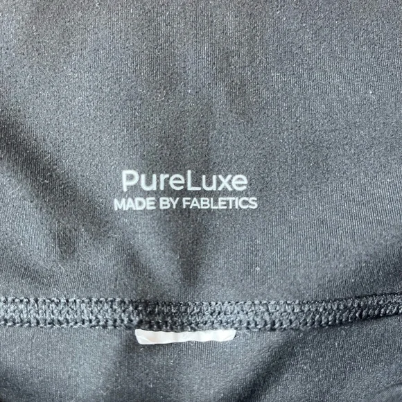 Fabletics Black Oasis Pureluxe High-Waisted Leggings with Pockets - Picture 5 of 6